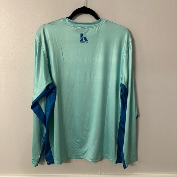 Koofin Gear High Performance Offshore Apparel Long Sleeve Fishing Shirt Sz L GUC - Picture 7 of 7